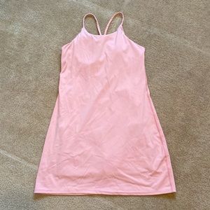 Athletic Dress with Built in Short and Pockets